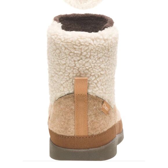Chaco Revel Tall Bootie Fleece Felt Boots | Womens 6, Brown Sugar NEW - Picture 7 of 7